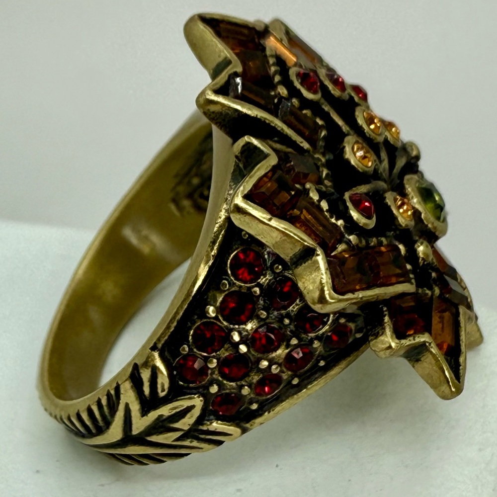 Vintage Heidi Daus “Forever Autumn” Ring size 8 - Picture 6 of 16
